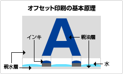 オフセット印刷の基本原理